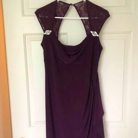 r&m richards purple dress R&M Richards | Dresses | Rm Richards Purple Cocktail Dress
